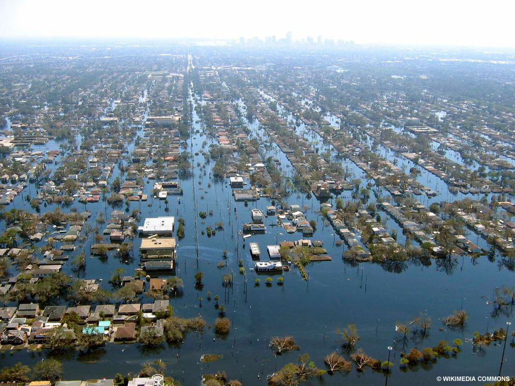 Hurricane Katrina, New Orleans.