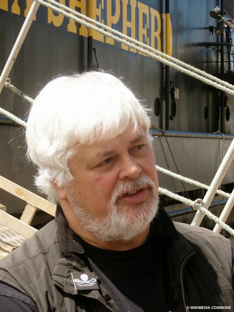 Paul Watson is a founder of the Sea Shepherd Conservation Society