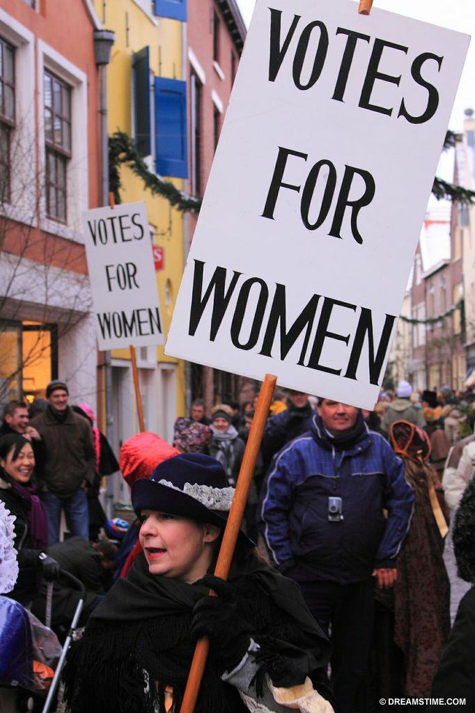 Women standing up for their rights
