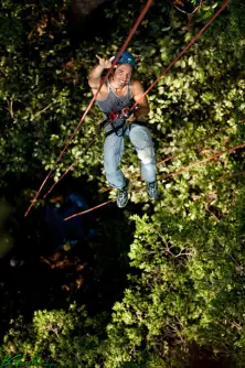 Climbing trees in Brazil. Photo © Brennan Grange. www.bgrangephotography.ca From the documentary film Revolution.